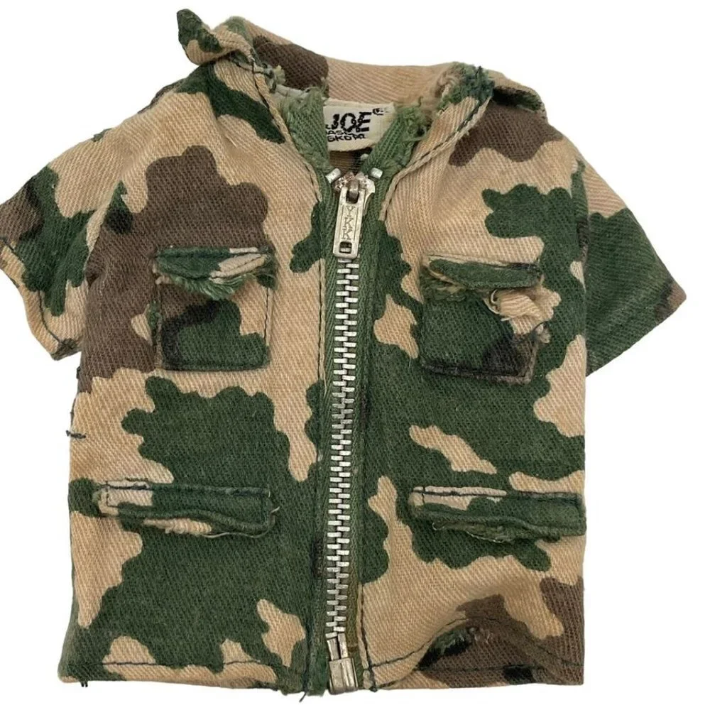 Vintage Hasbro GI Joe Clothing Accessories Camo Shirts Pants Hong Kong Japan